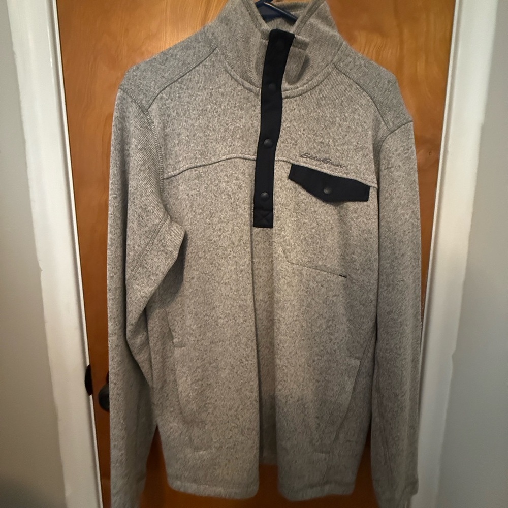 EB Lightweight Fleece 1/2 Snap Mens